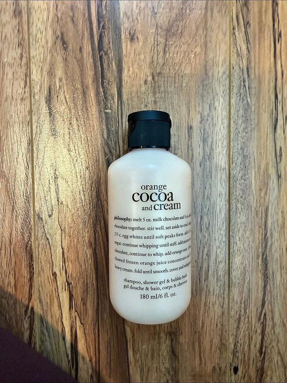 Philosophy orange cocoa and cream